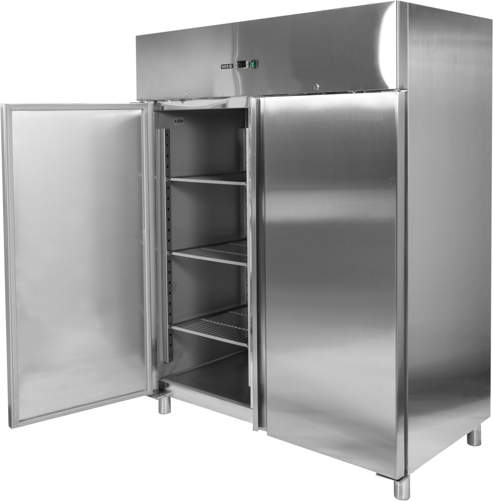 Dulap frigorific inox 2 uși 1300 l | YATO YG-05211