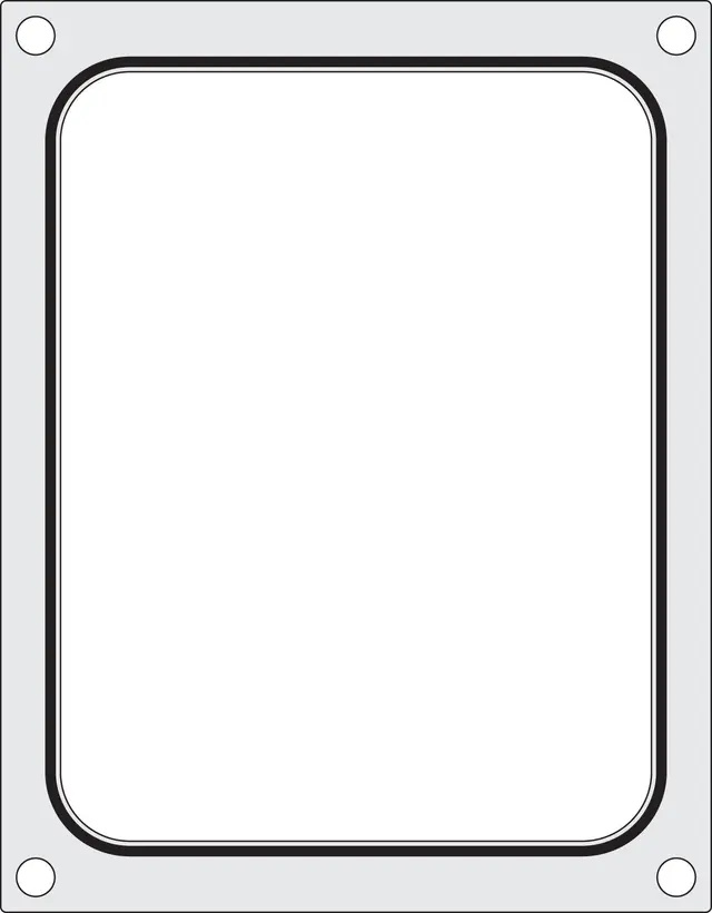 Matriță de etanșare, 25x19,5 cm | HENDI 805572