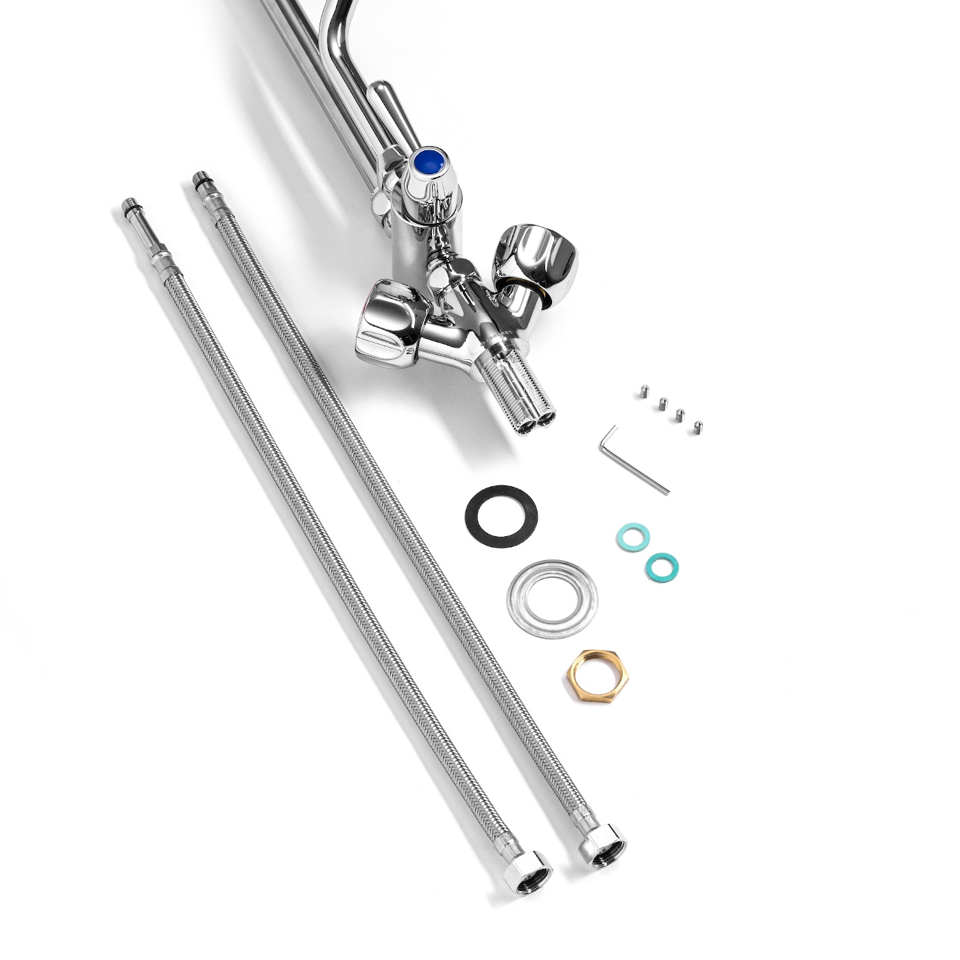 Mixer vertical cu pulverizator și gura de scurgere FORGAST FG15710