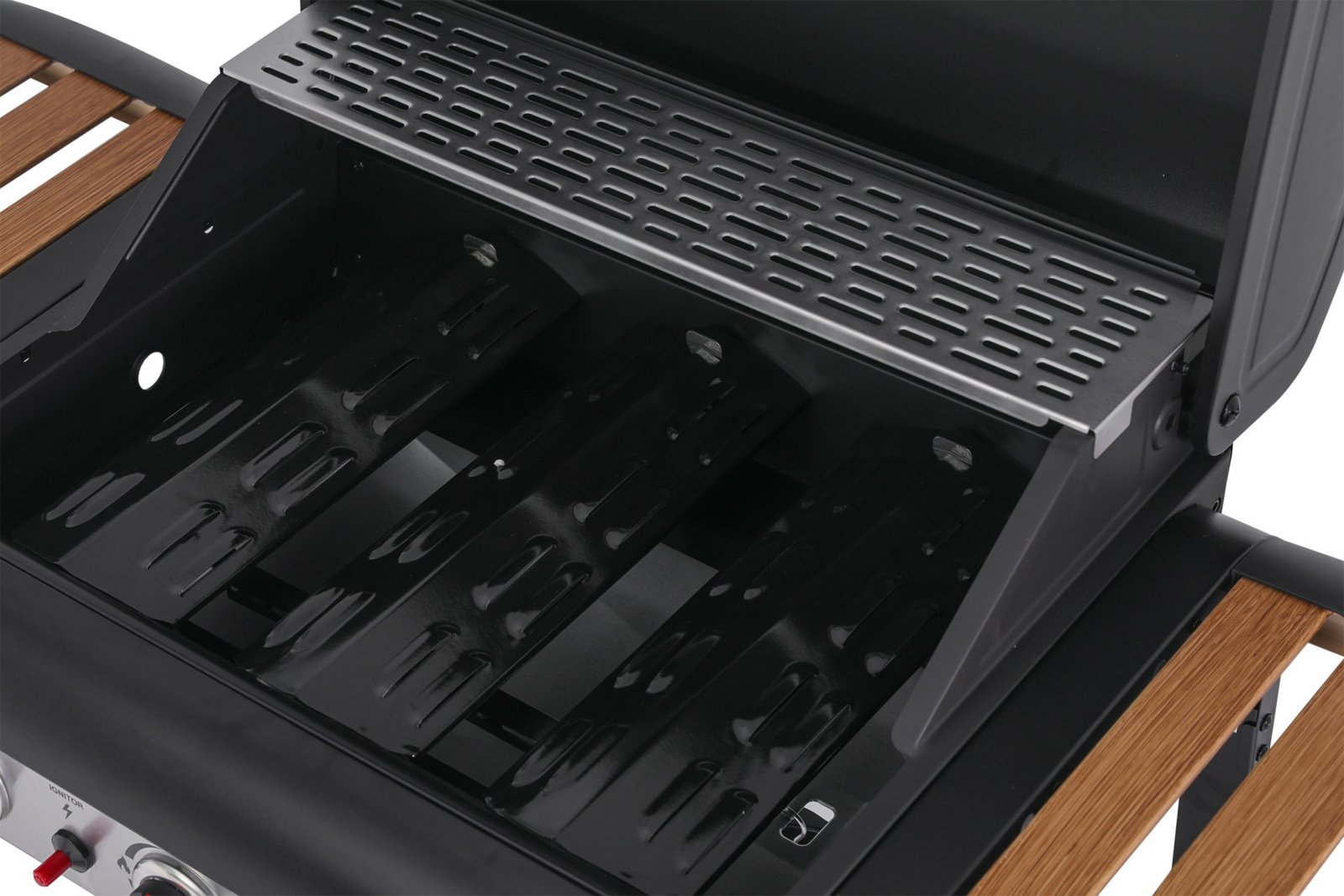 Grătar pe gaz, NATORI 9 kW, 3 arzătoare 60 x 42 cm | YATO YG-20009