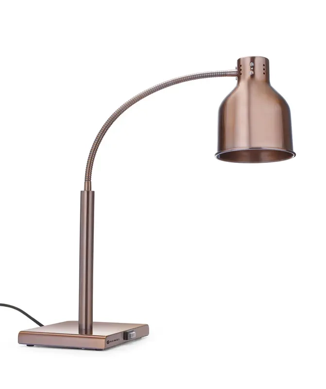 Lampă pentru încălzirea preparatelor, flexibilă, cupru, 220-240V/250 W, 26.8x20.3x66 cm | HENDI 273753