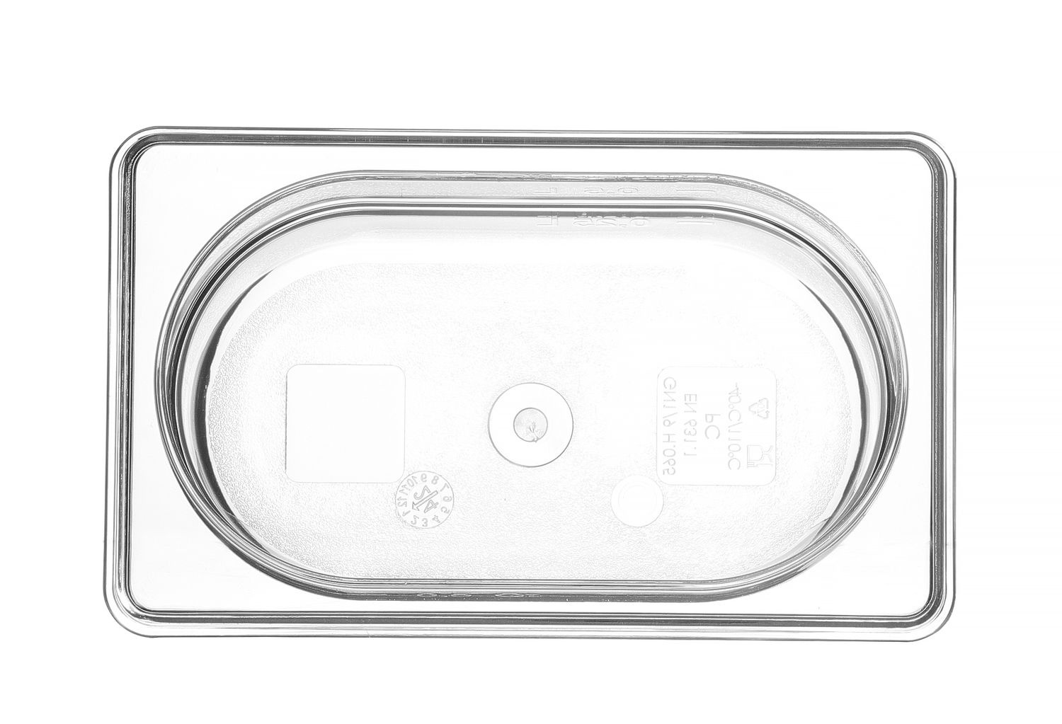 Recipient GN 1/9 ad. 6,5 cm din policarbonat | HENDI 861837