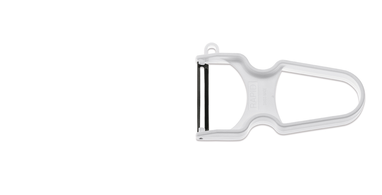 Curățător de cartofi - 4 cm alb | GIESSER MESSER 8249 rap w