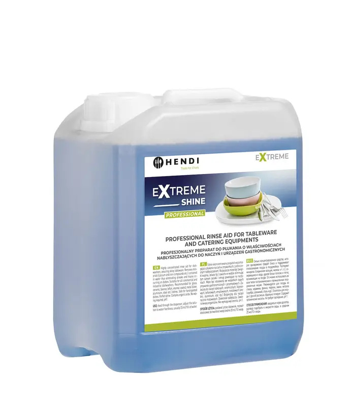 Detergent pentru spălarea vaselor Extreme Shine, capacitate. 5 L | HENDI 975022