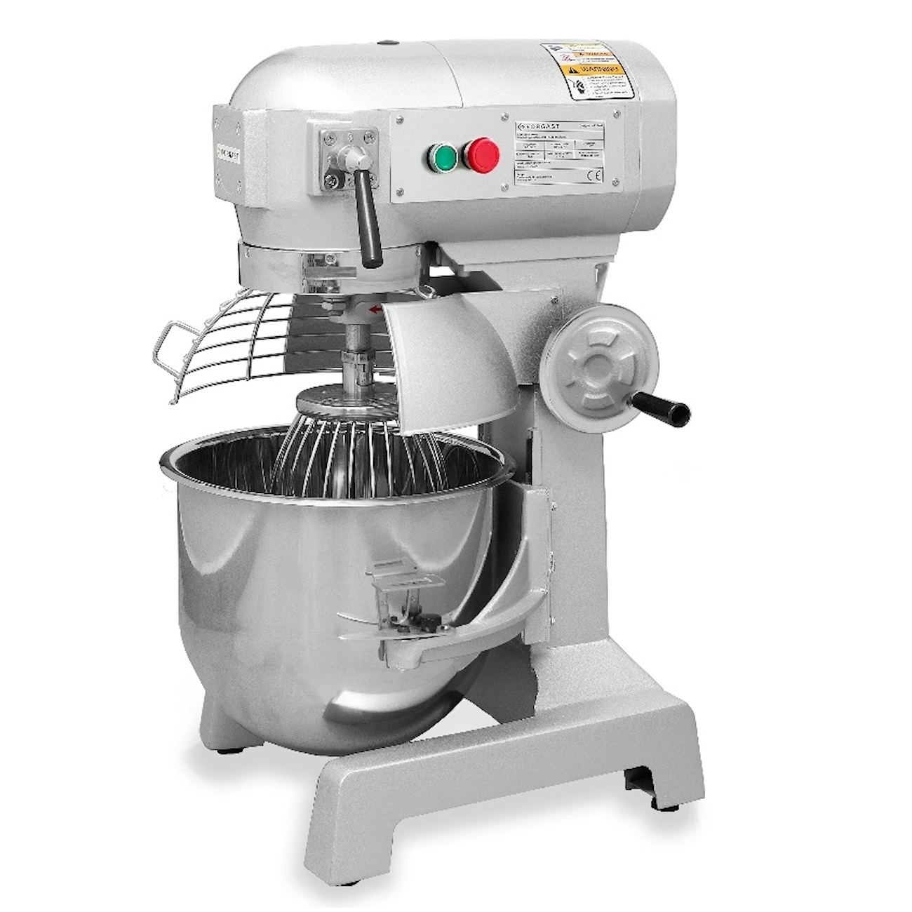 Mixer planetar 20 l, bol mobil, 1.1 kW, 230 V | FORGAST FG10420