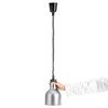 Lampă de încălzire pentru mâncare, argintie, cilindrică, 0.25 kW, reglare înălțime 60-180 cm | FORGAST FG03342