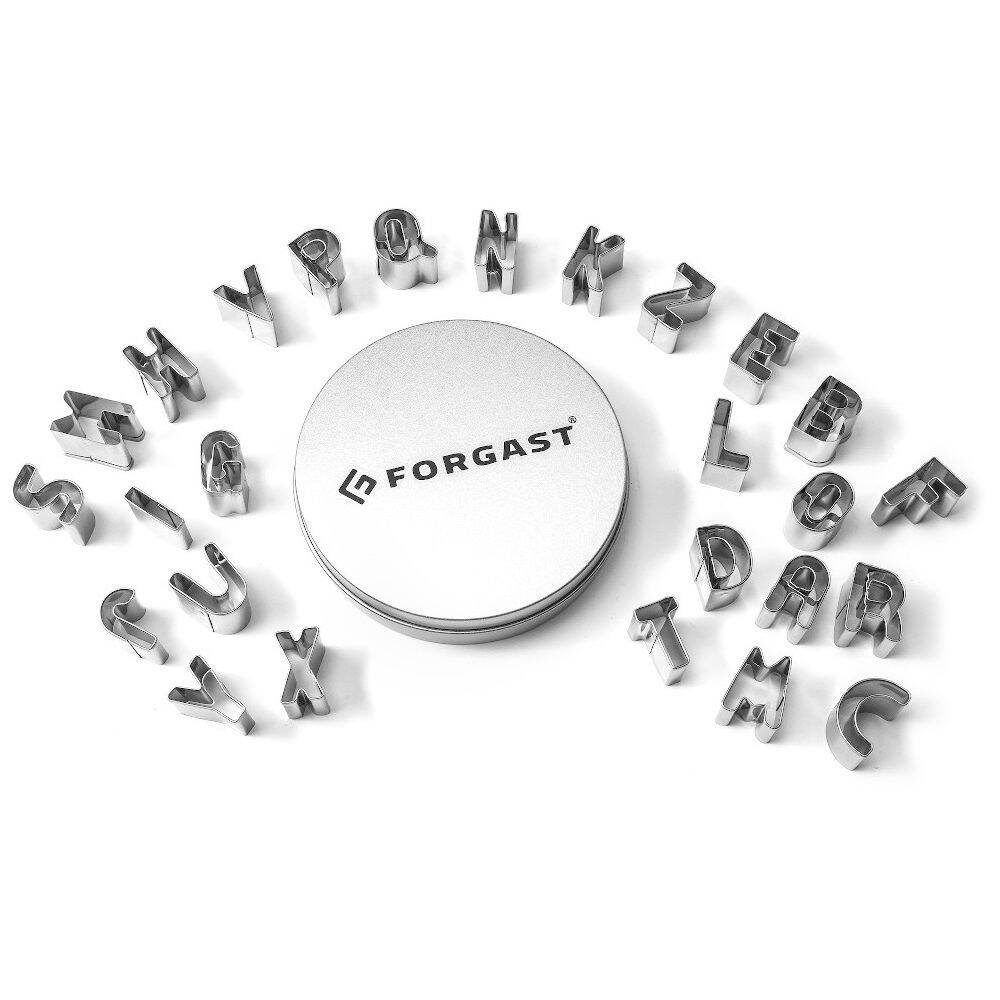 Set de forme pentru tăiere alfabet - set 26 bucăți | FORGAST FG11249
