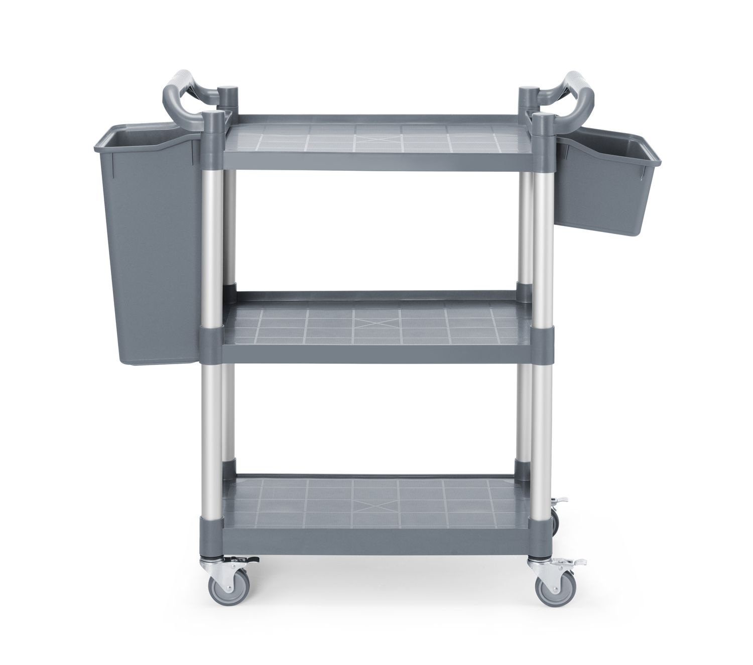 HENDI 810200 Cărucior pentru ospătari din plastic cu 3 rafturi