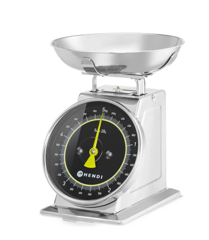 Cântar de bucătărie până la 5 kg cu tavă | HENDI 580042