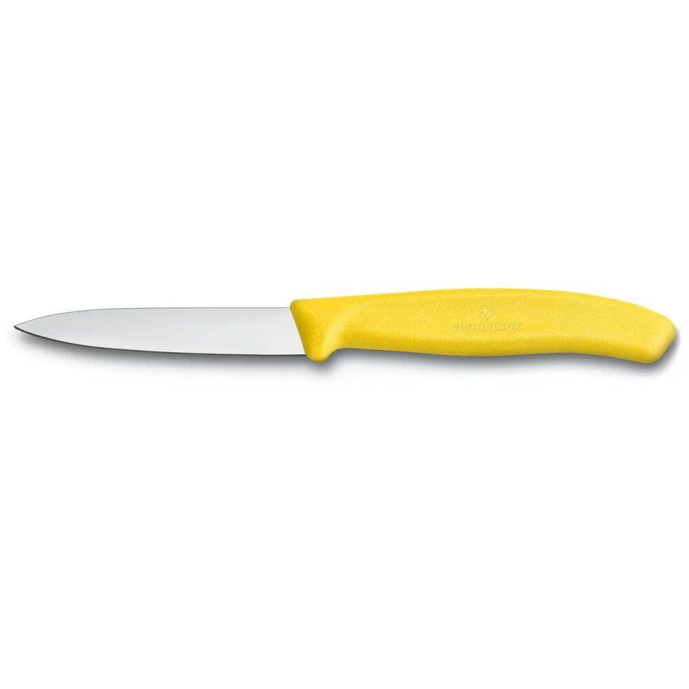 Cuțit pentru legume Swiss Classic galben, lungimea lamei 8 cm | VICTORINOX 6.7606.L118
