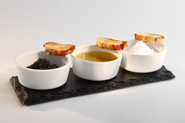 Placă pentru prezentarea preparatelor din ardezie MORRA 28x10x0.9 cm | APS 987