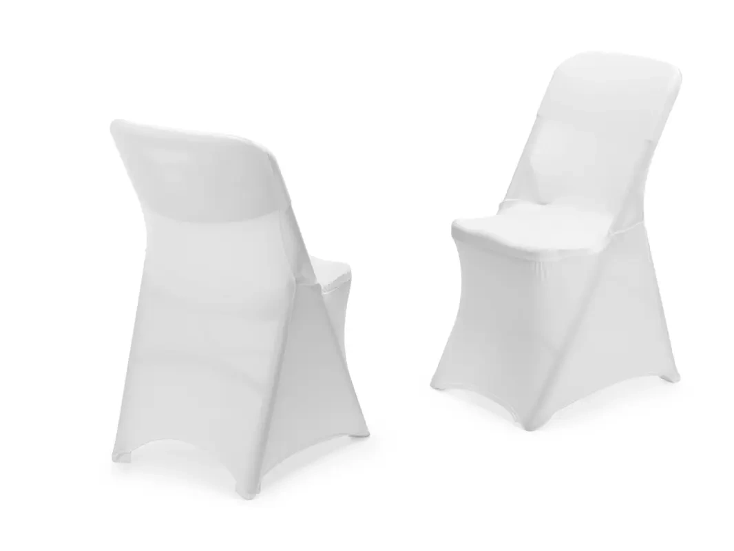 Husă pentru scaun de catering, albă, 54x44x84 cm | HENDI 816363