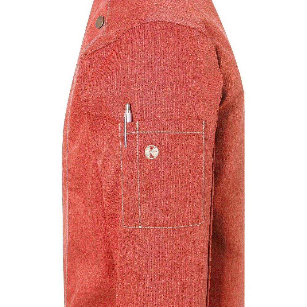 Bluză bucătar bărbătească Jeans-Style albastru vintage | KARLOWSKY JM 24-82