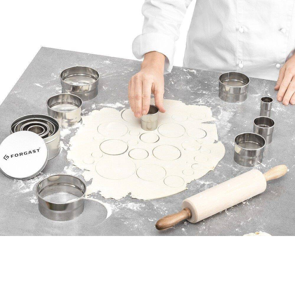 Set de forme pentru tăiere rotundă - set 12 bucăți | FORGAST FG11235