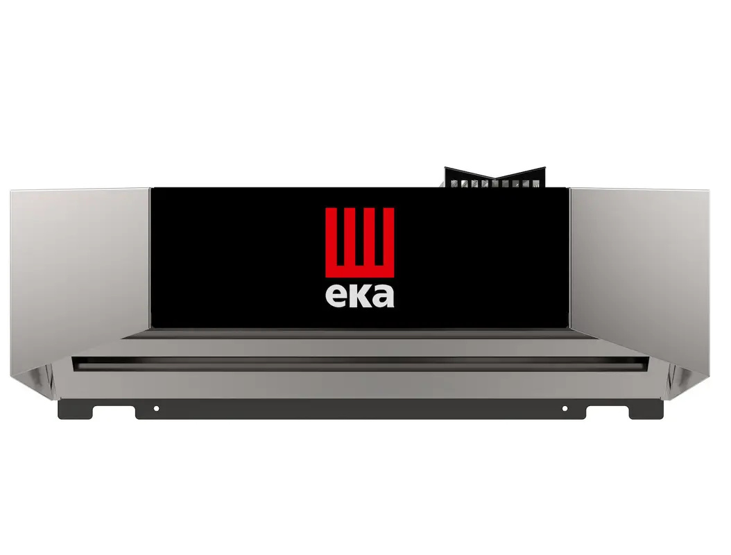 Hota de condensare pentru aragazuri cu 7 rafturi Millennial Touch Screen și mască neagră | TECNOEKA MKKC711