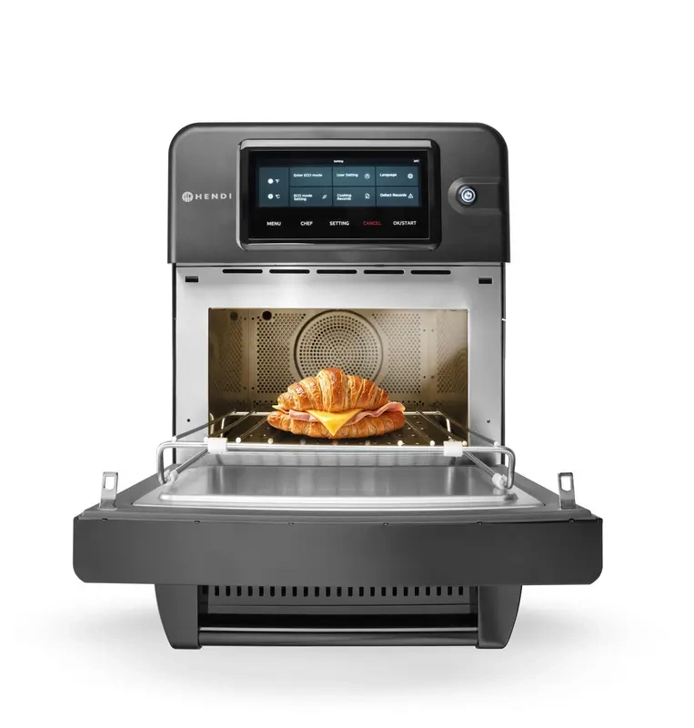 Cuptor convectie-microunde CombiTurbo, HENDI, 18 L, negru, 230V/3000 W, 40.2x73.5x(H)60.8 cm | HENDI 281277