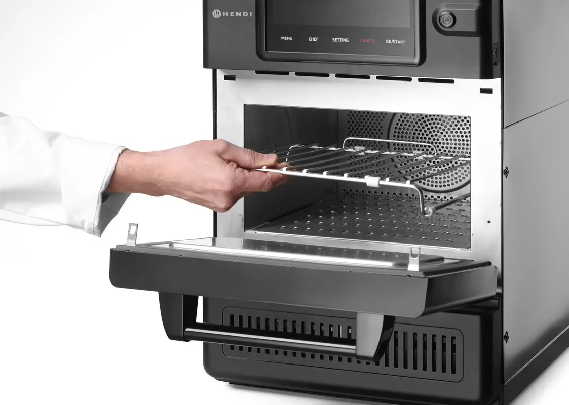 Cuptor convectie-microunde CombiTurbo, HENDI, 18 L, negru, 230V/3000 W, 40.2x73.5x(H)60.8 cm | HENDI 281277