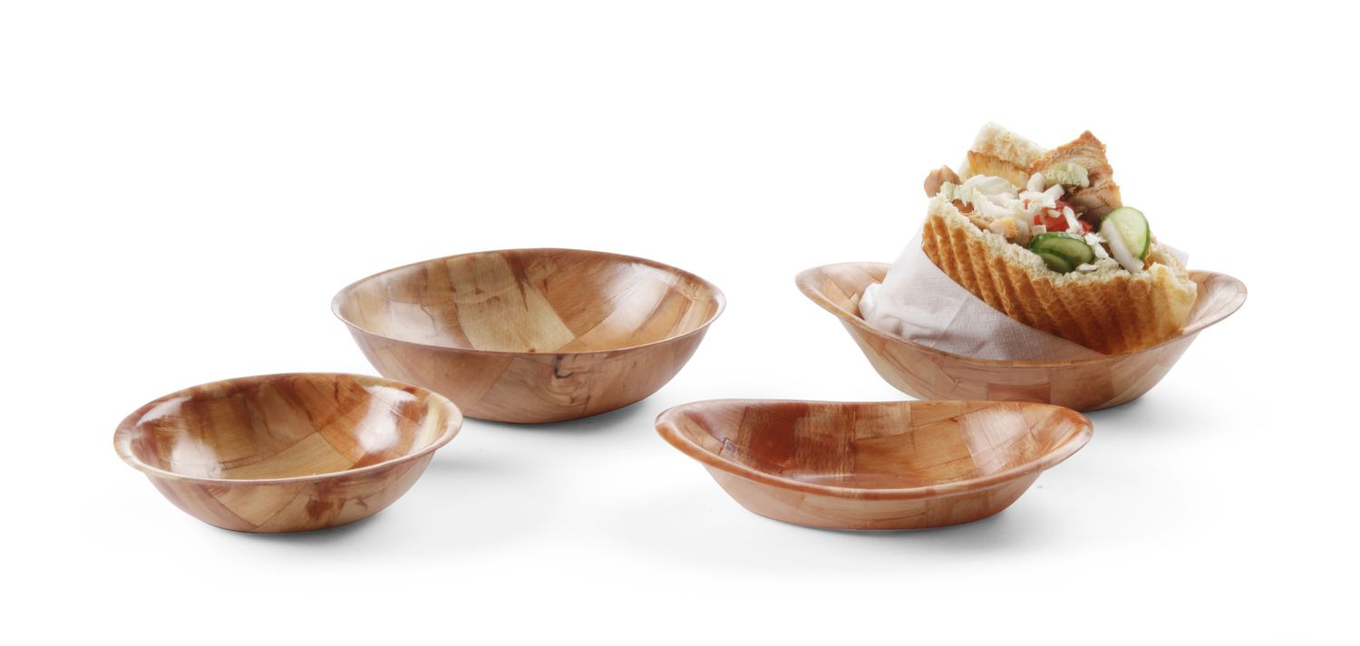 Coș oval din lemn | HENDI 425602