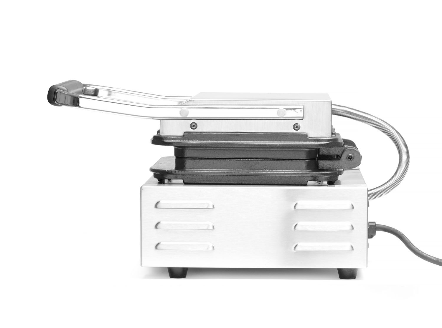 Aparat electric pentru vafe, grilaj mare, 2 vafe, 2.2 kW, 230 V, dreptunghiular | HENDI 212127