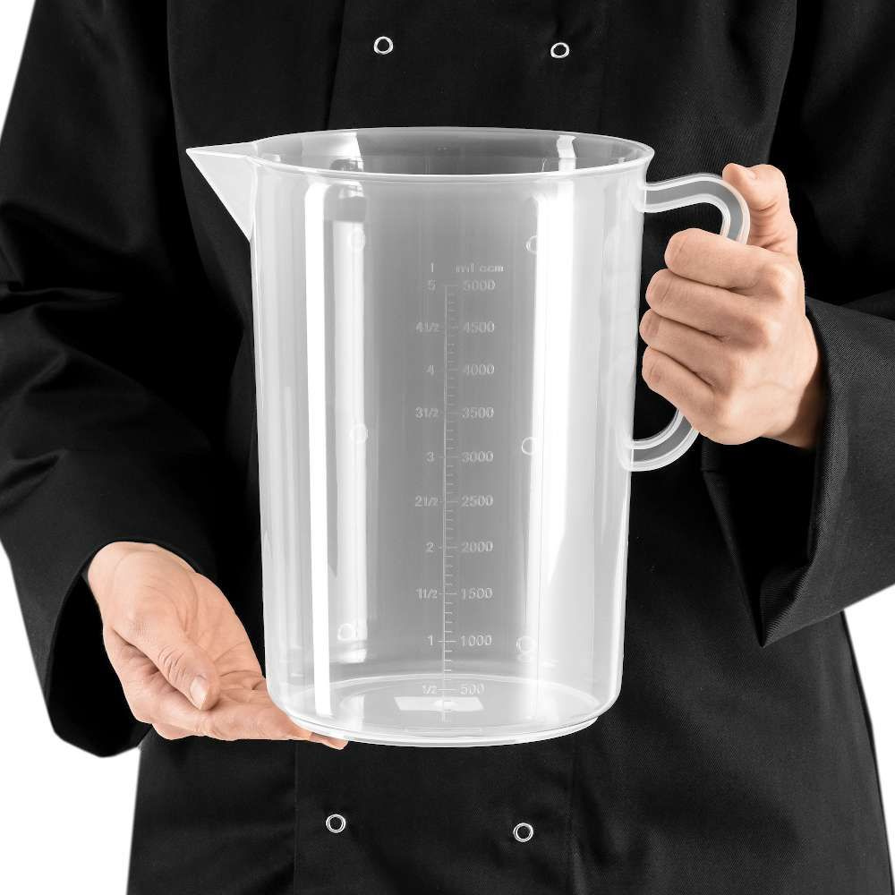 Cană gradată din polipropilenă, capacitate 5 l | FORGAST FG11559
