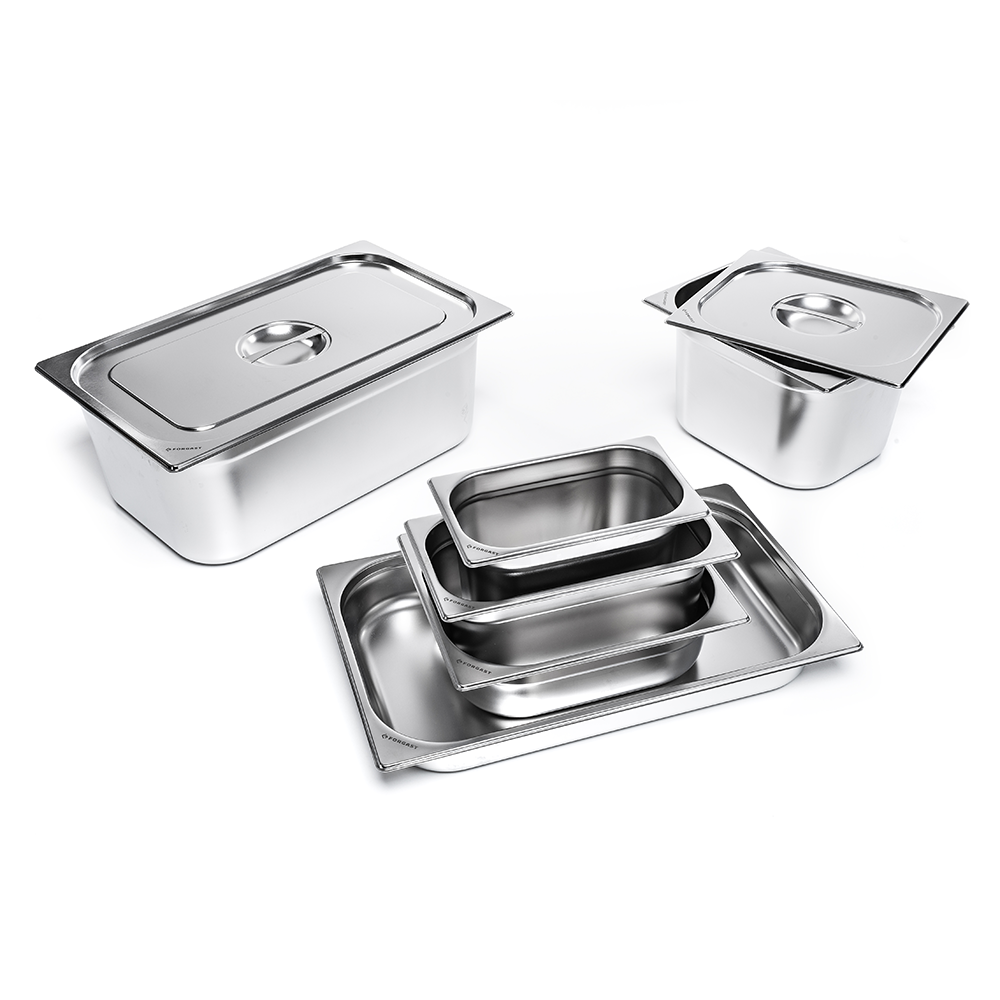 Recipient GN 1/3 adâncime 6,5 cm eco din oțel inoxidabil | FORGAST FG06306V1