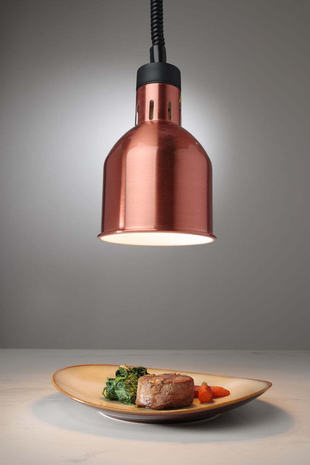 Lampă cilindrică suspendată pentru încălzirea alimentelor | HENDI 273890