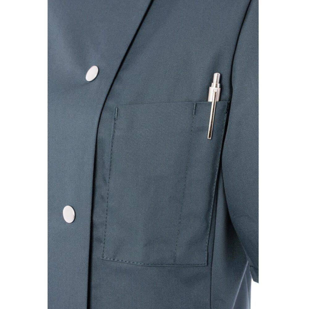 Bluză de bucătar pentru femei Greta antracit | KARLOWSKY JF 4-5