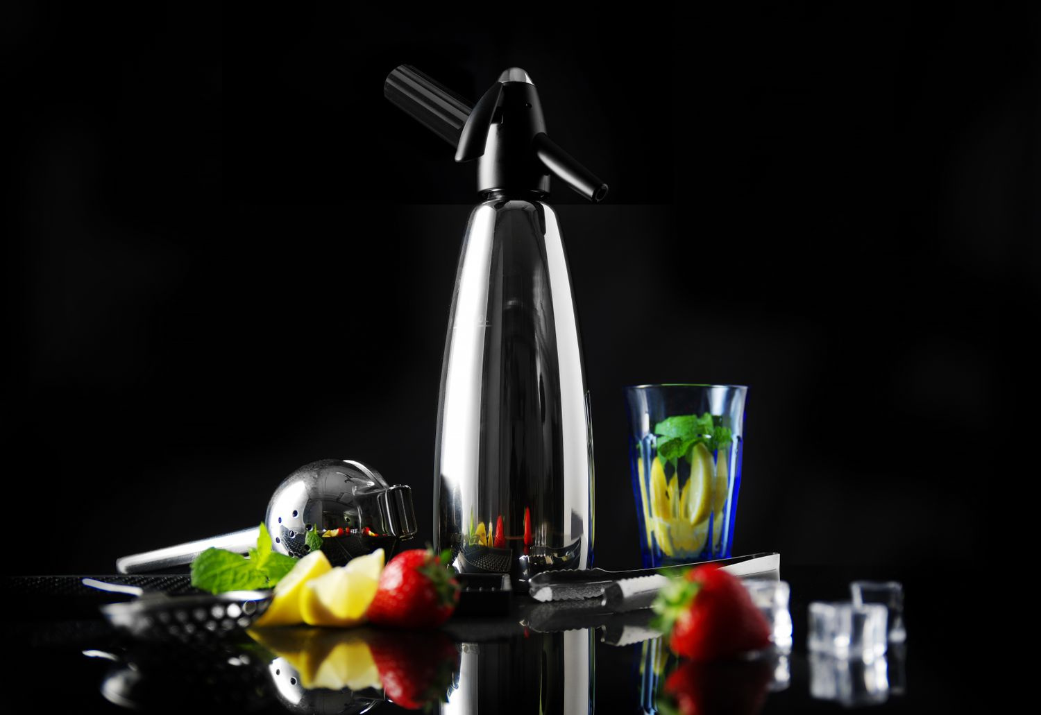 Sifon pentru apă carbogazoasă 1 l | HENDI 588574