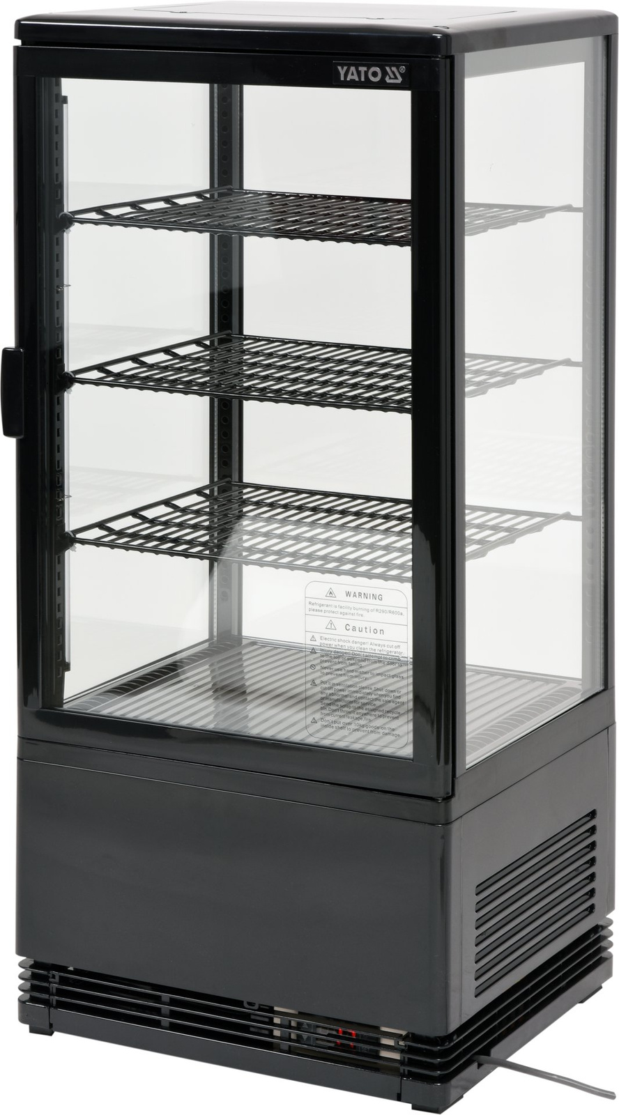 Vitrină frigorifică 78 l negru | YATO YG-05056