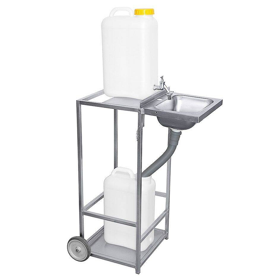Chiuvetă mobilă pentru spălarea mâinilor 45x36x85 cm | CONTACTO 4007/850