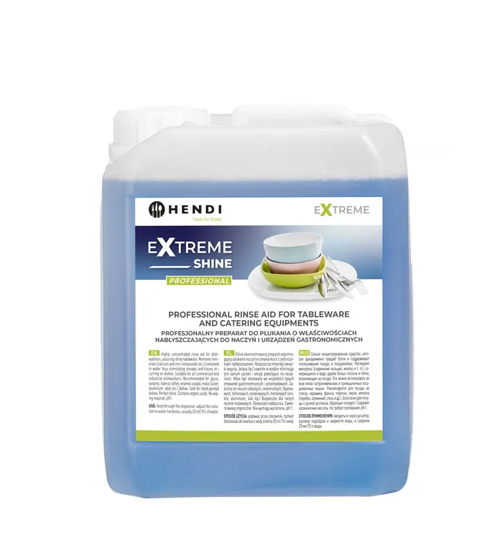 Detergent pentru spălarea vaselor Extreme Shine, capacitate. 5 L | HENDI 975022