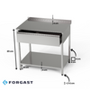 Masă de lucru din oțel inoxidabil cu sertar 80x70x85 cm | FORGAST