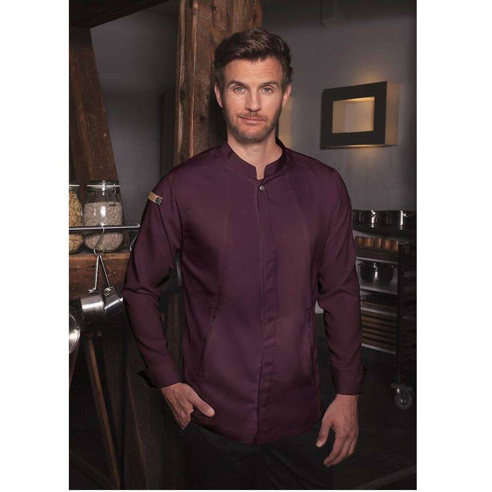 Bluză de bucătar de vinete pentru bărbați Green-Generation | KARLOWSKY JM 35-39