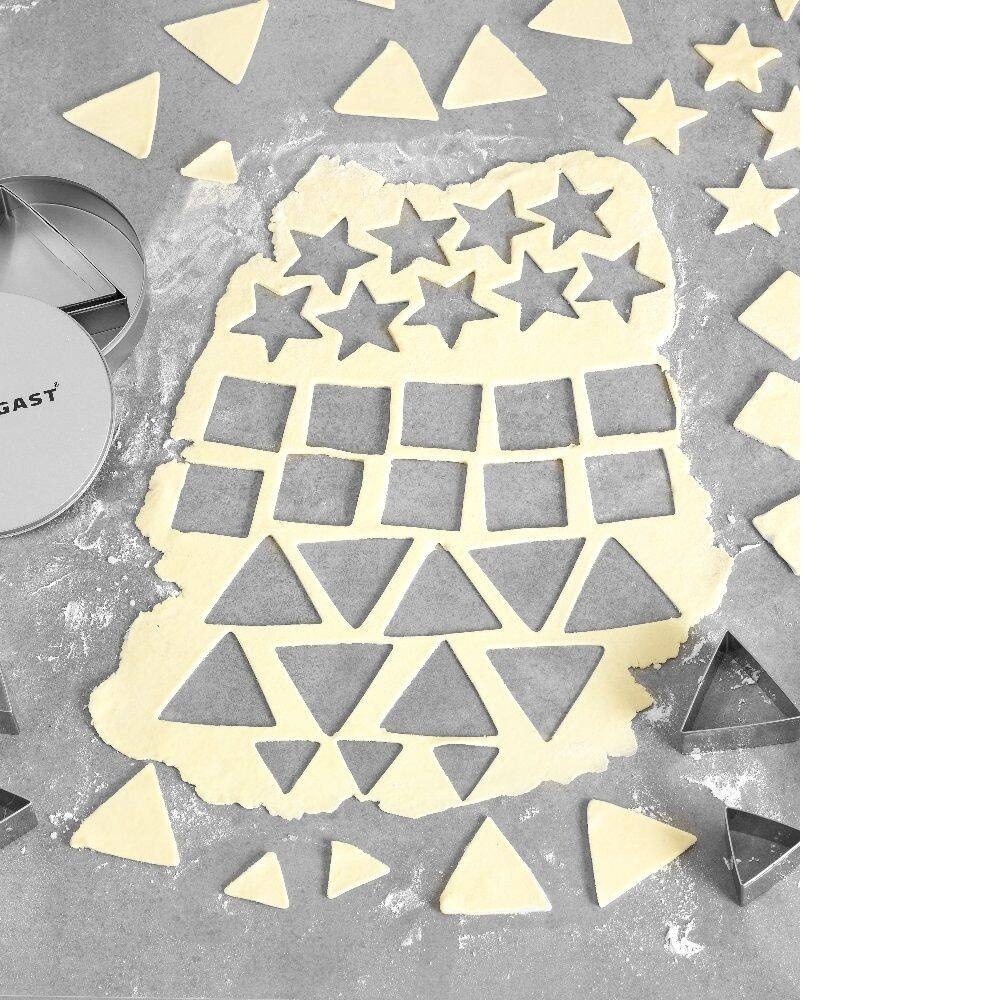 Set de forme pentru tăiere - stea - set 9 bucăți | FORGAST FG11725