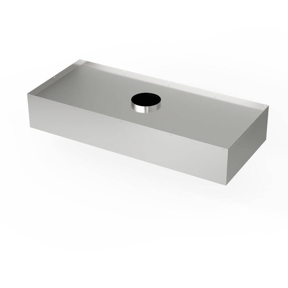 Hota centrală din oțel inoxidabil 400x190 cm | FORGAST