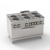 Aragaz electric cu 6 arzătoare și cuptor | TECNOINOX 716064