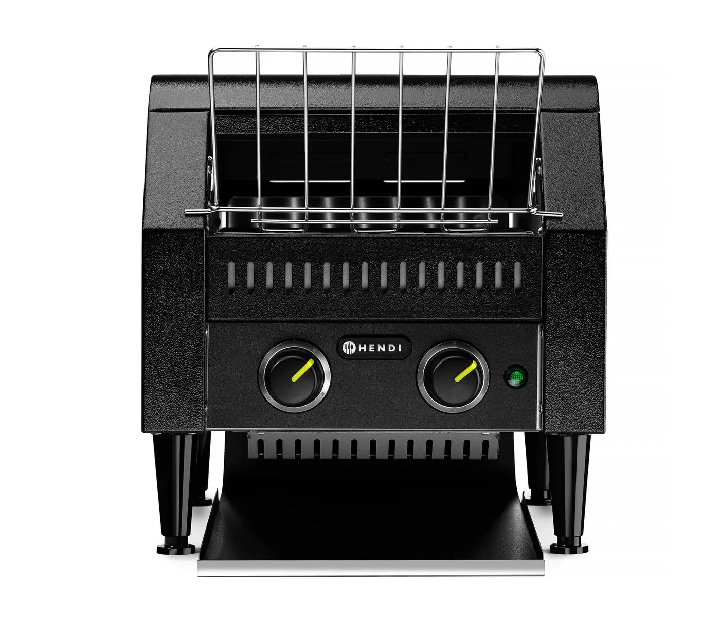 Toster de trecere dublu, negru, 2.24 kW, 25x28 cm, 230 V | HENDI 261354
