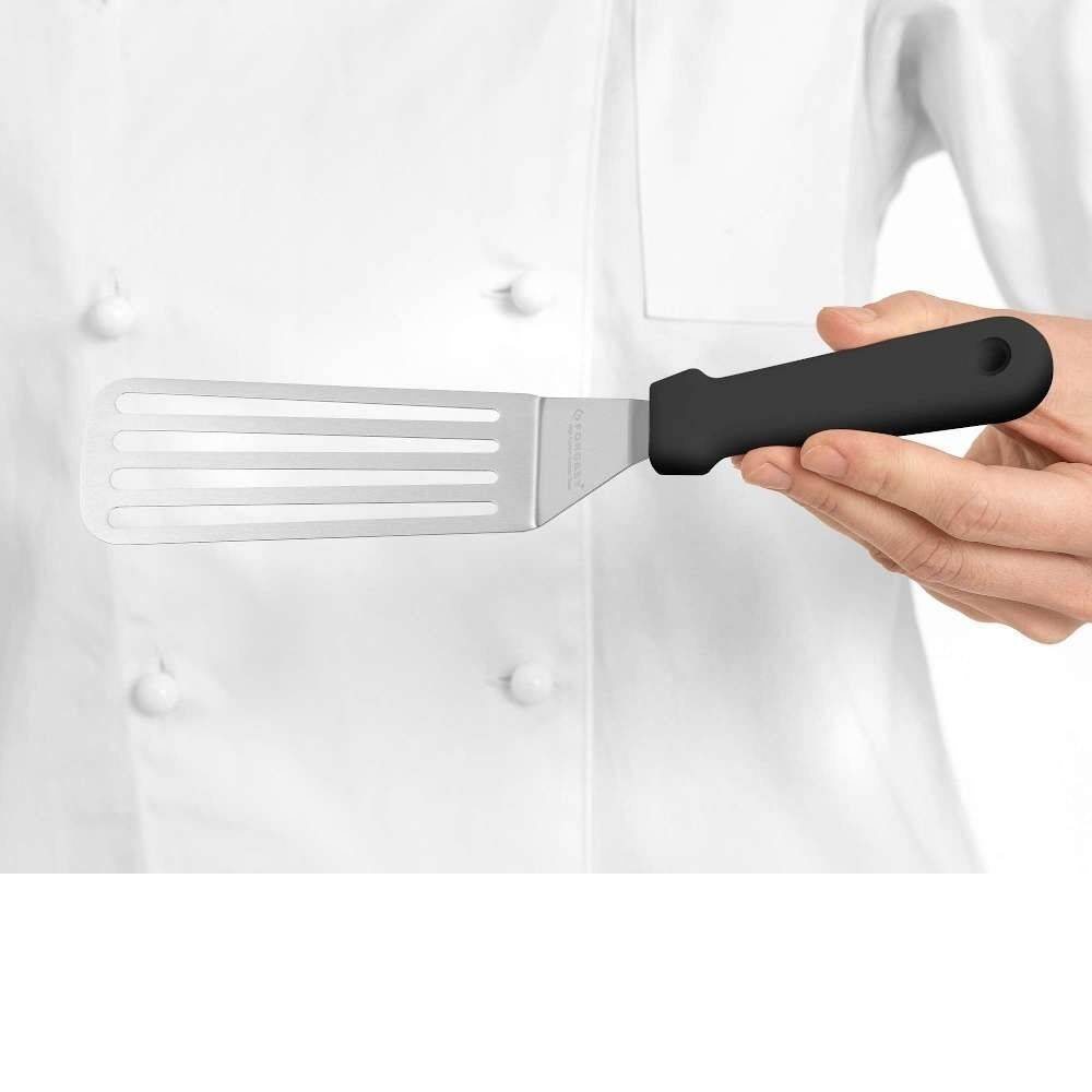 Paletă perforată pentru prăjit, oțel inoxidabil, 27 cm | FORGAST FG11228