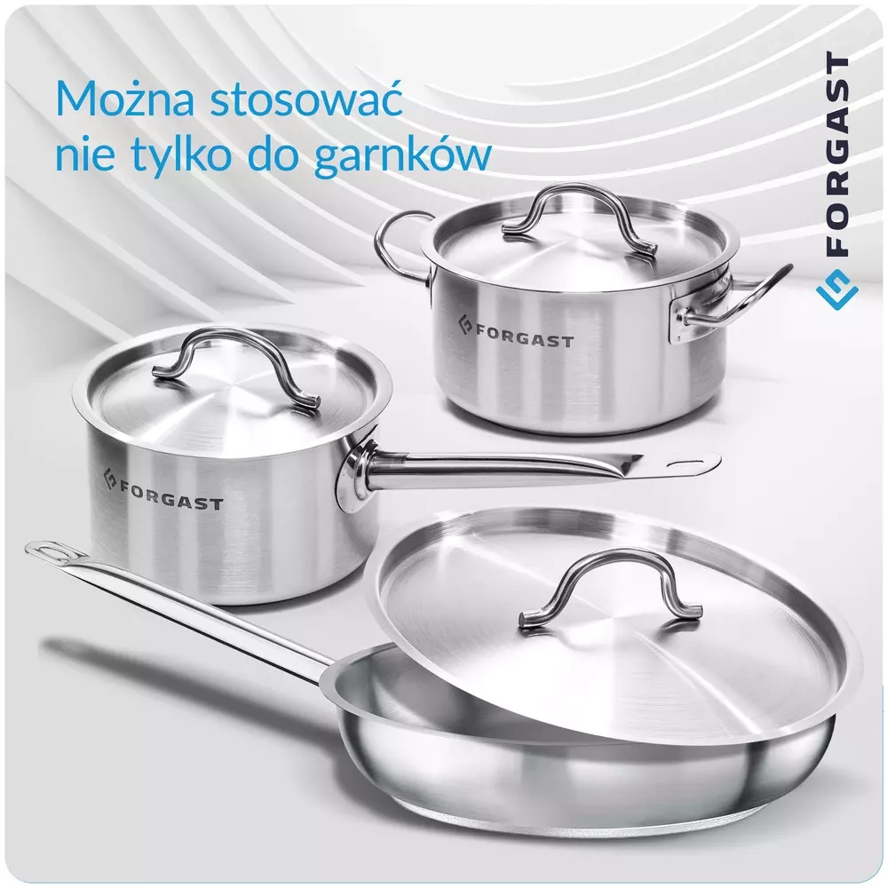 Capac din oțel pentru oale Forgast diam. 50 cm | FORGAST FG02500