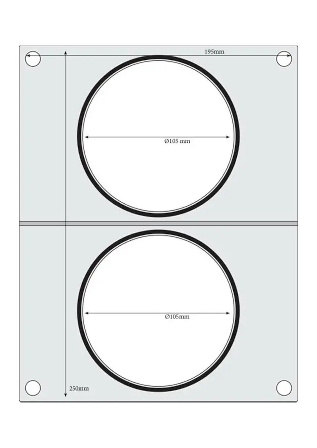 Matrice de supa pentru sigilatoare duble | HENDI 805633