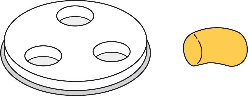 Duza de Gnocchi MPF2,5/4 | HENDI 229415
