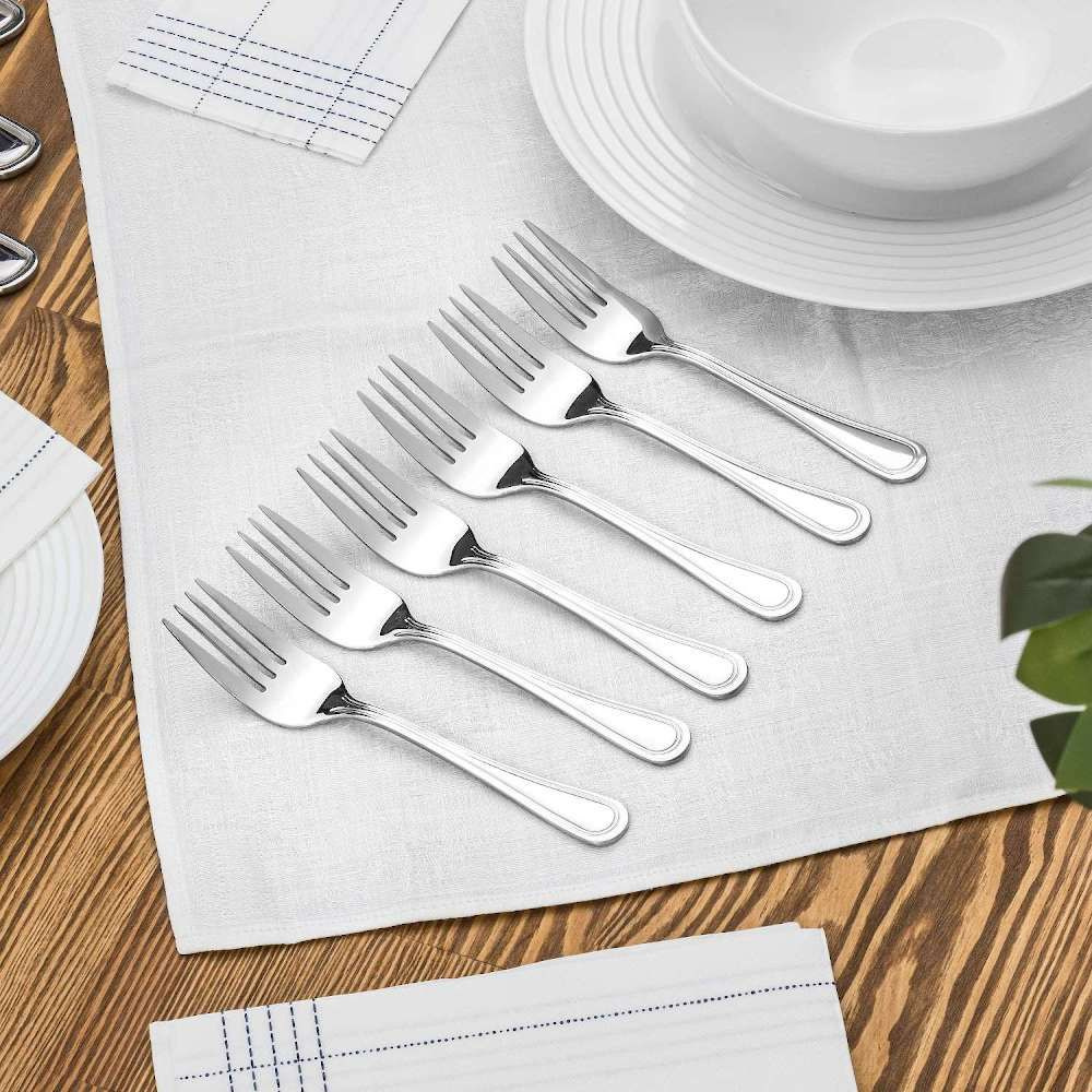 Furculiță pentru tort Forgast RESTAURANT - kpl. 6 buc. | FORGAST FG03611