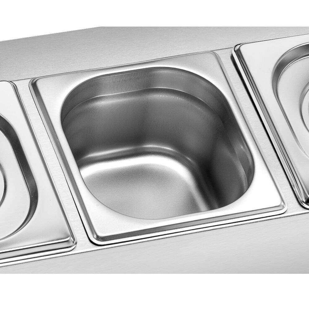 Expozitor pentru alimente - pentru 3 GN 1/6 | FORGAST FG11316