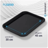 Tavă fast food neagră dim. 45x35 cm | FORGAST FG12533