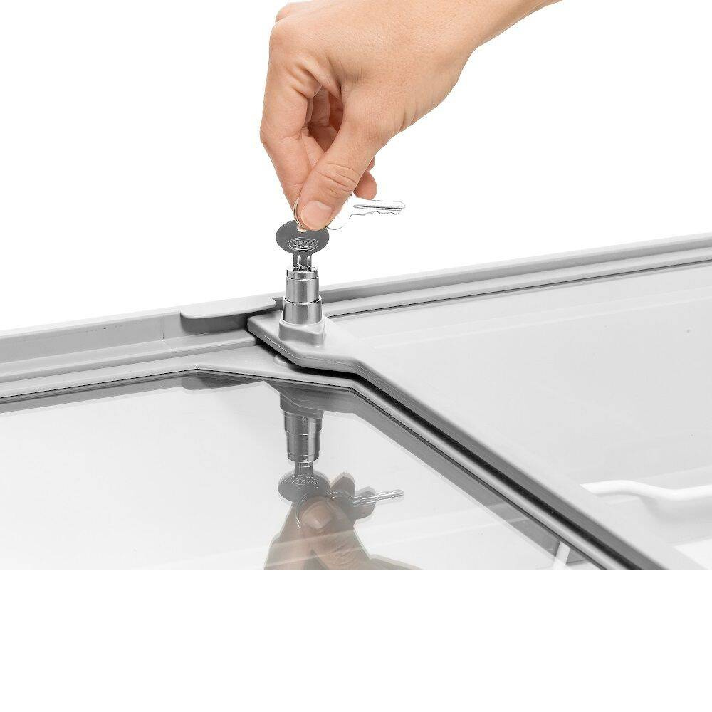 Congelator cu fereastră cu geam plat, capacitate. 290 l | FORGAST FG08400