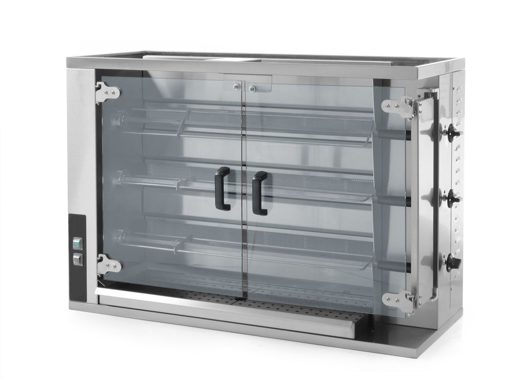 HENDI 226070 Rotisor de pui pe gaz pentru 12-15 tacâmuri