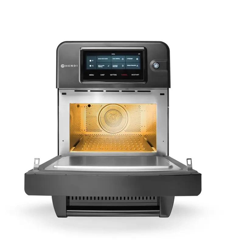 Cuptor convectie-microunde CombiTurbo, HENDI, 18 L, negru, 230V/3000 W, 40.2x73.5x(H)60.8 cm | HENDI 281277