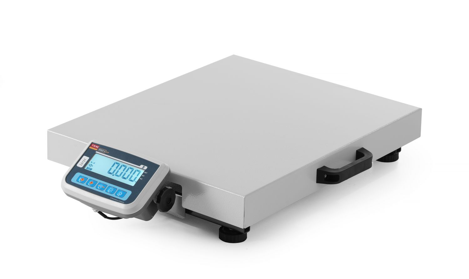 Cântar portabil de pachete LCD cu omologare 150 kg | TEM BEK+C050X060150-F