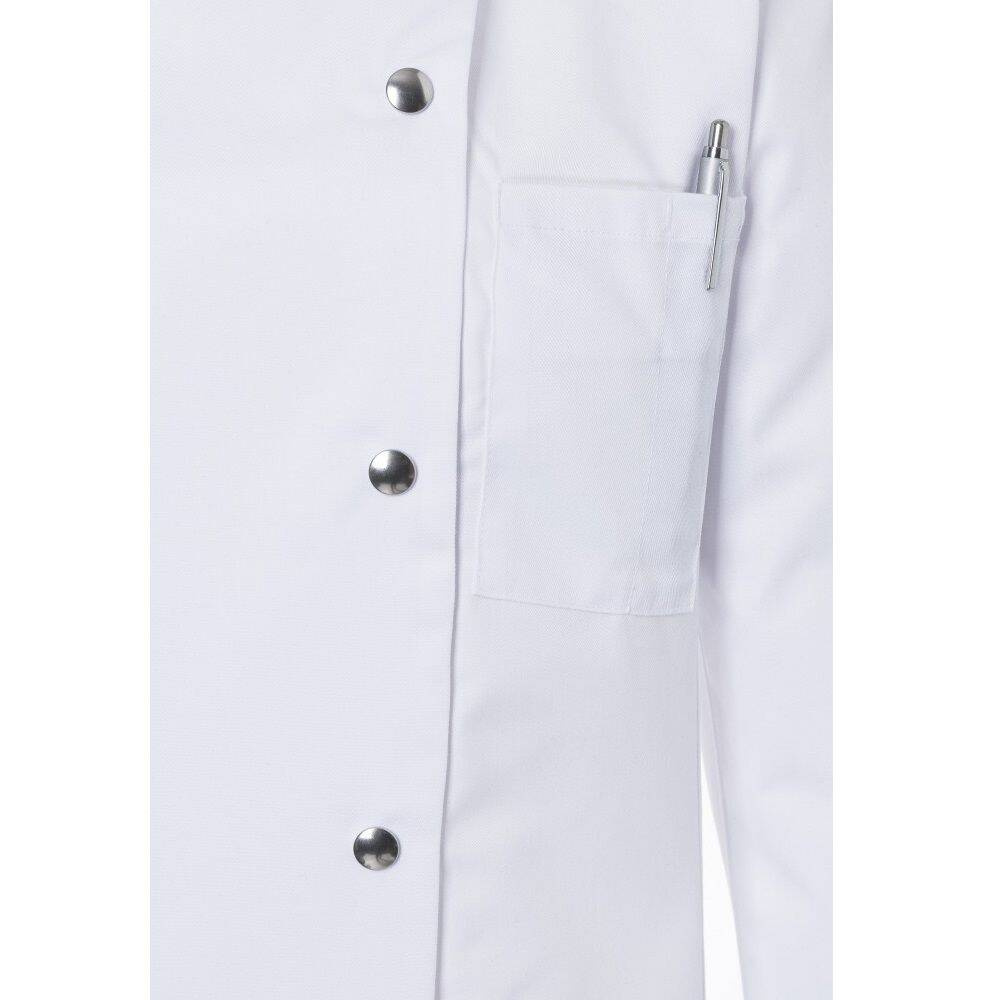 Bluză de bucătar Larissa albă | KARLOWSKY JF 3-3