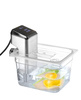 Capac din policarbonat pentru GN 1/2 cu decupaj pentru sous vide | HENDI 864234